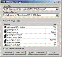 UMOD Extractor 2.00 UMOD Extractor 2.00