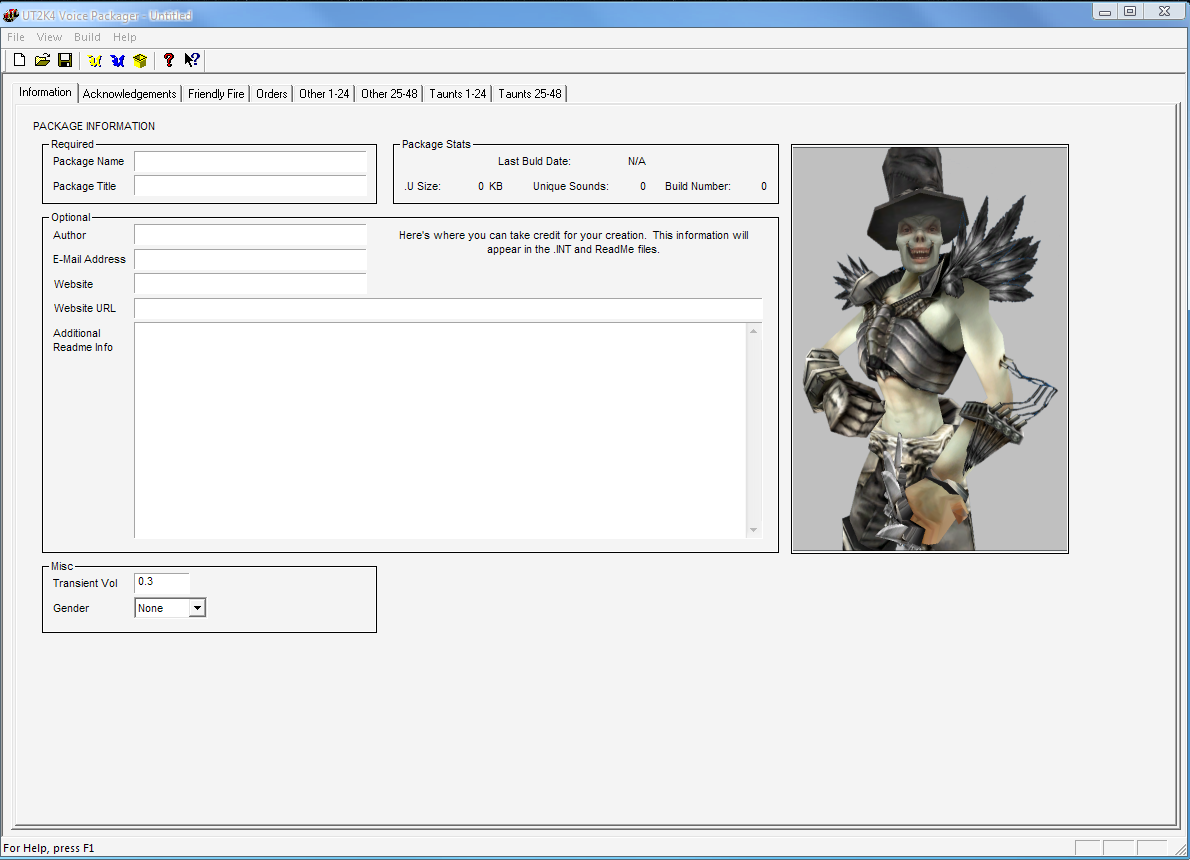 UT2K4 Voice Packager 1.0 UT2K4 Voice Packager 1.0