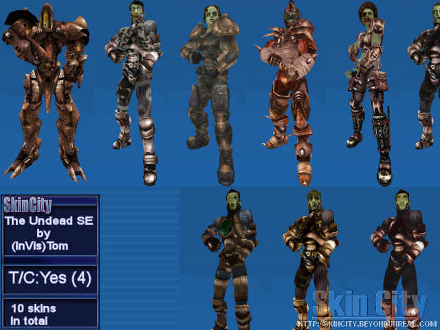Invis Undead Skin Pack Invis Undead Skin Pack