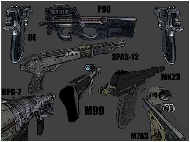 Fische11`s and Jack Carver`s Weapon Pack V5 Fische11`s and Jack Carver`s Weapon Pack V5