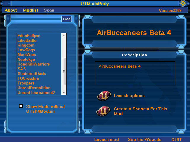 UTModsParty v 0.9 UTModsParty v 0.9