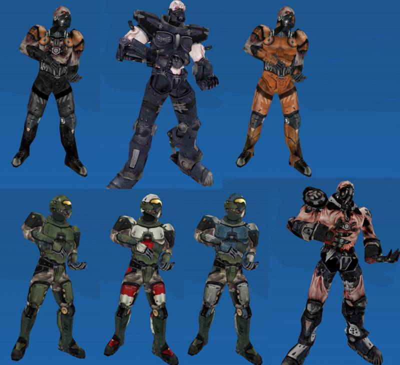 Quake 4 Strogg & Marines Quake 4 Strogg & Marines