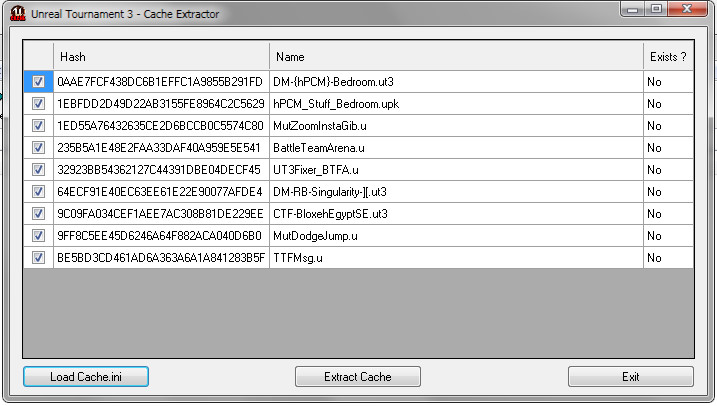 UT3 Cache Extractor 3.0.1